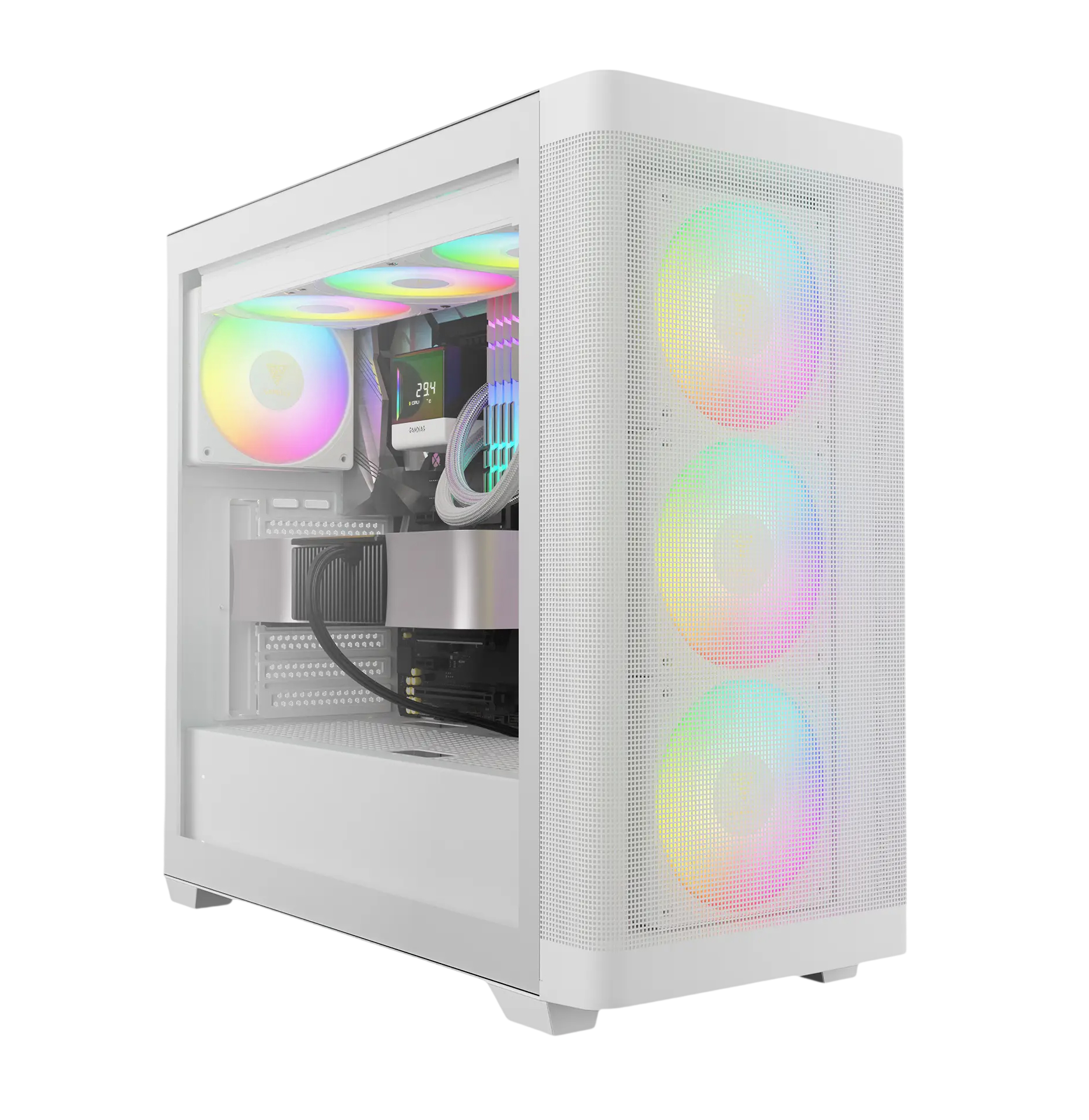 GAMDIAS ATHENA M3 WH GAMING CASE - products