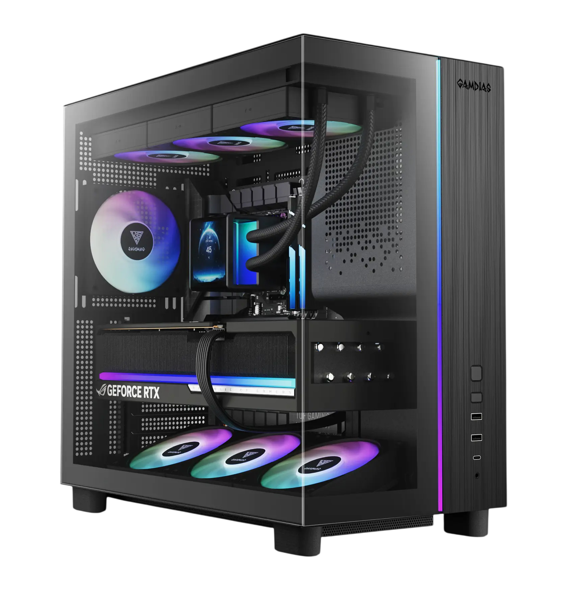 GAMDIAS ATLAS M4 ARGB CASE - products