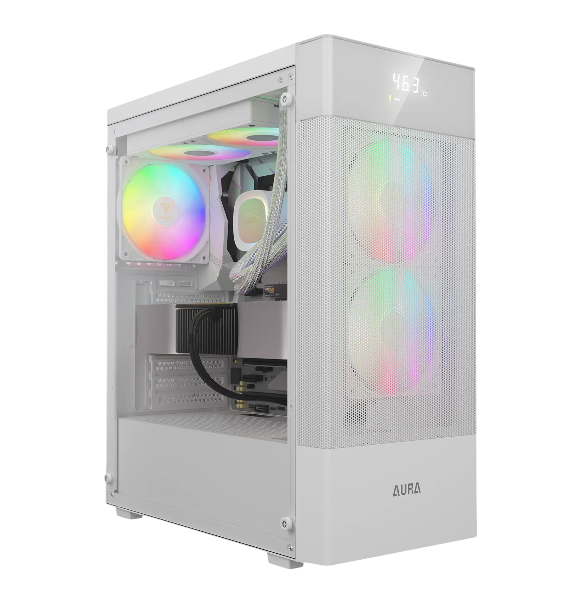 GAMDIAS AURA GC5 ELITE WH ARGB CASE - products
