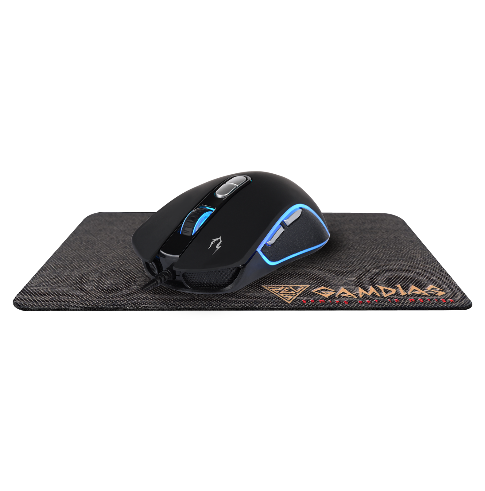 GAMDIAS ZEUS M3 RGB GAMING MOUSE WITH MOUSE MAT - accessories