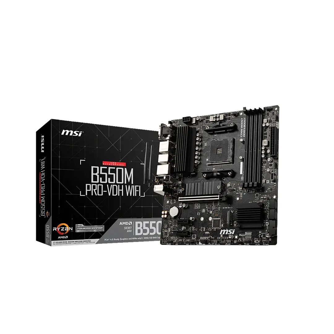 MSI B550M PRO VHD WIFI DDR4 MOTHER BORD - motherboards