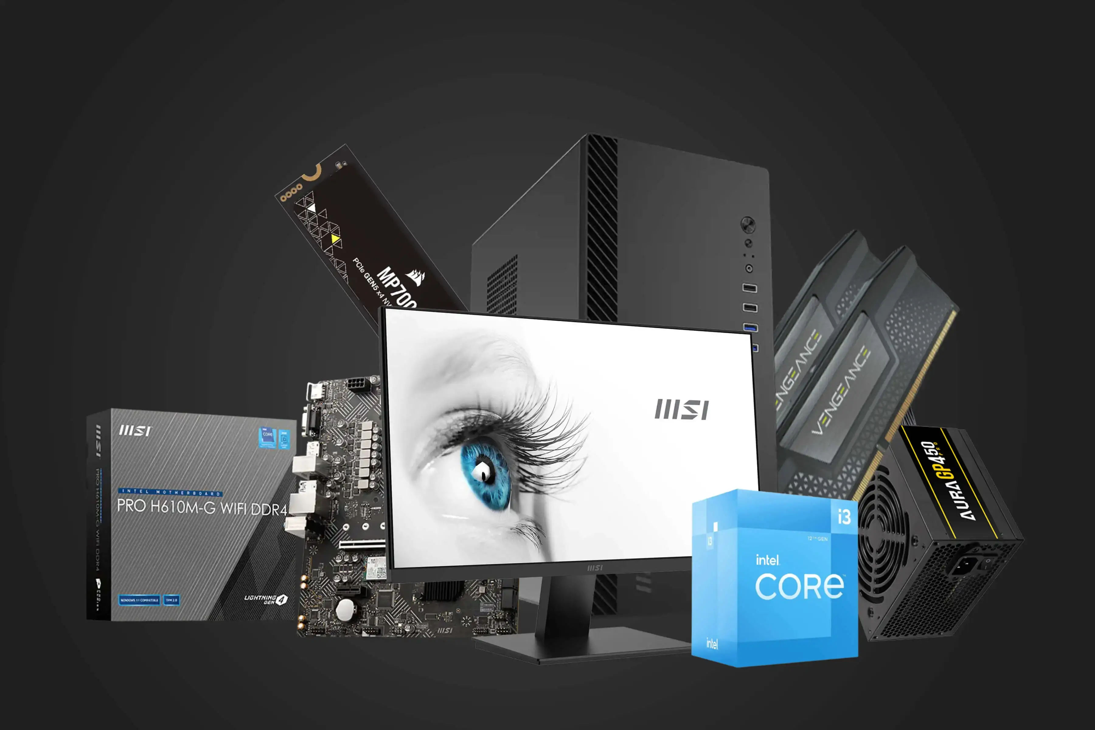 High quality gaming monitor with vibrant display